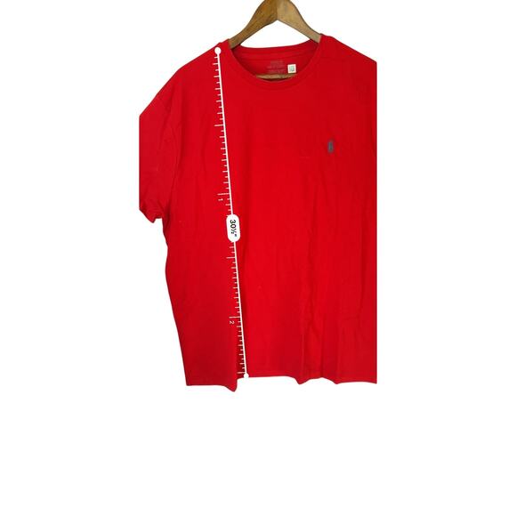 Polo Ralph Lauren T Red XL Pony Logo Preowned Excellent Condition Men’s XL - Picture 5 of 8
